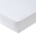 Solid Organic Cotton BEESNUG® Fitted Crib Sheet - Cloud