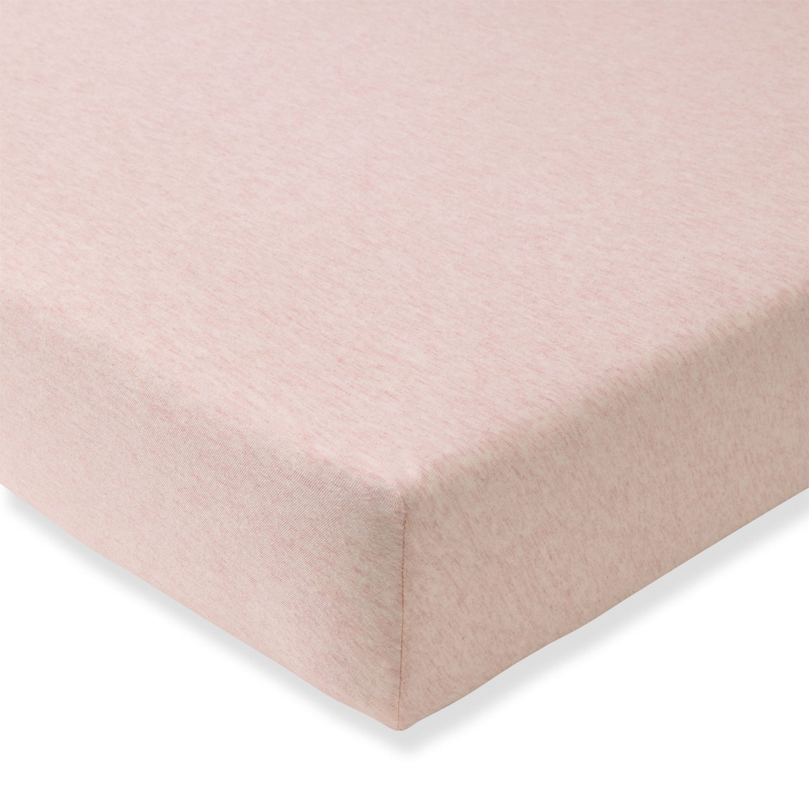 Solid Organic Cotton BEESNUG® Fitted Crib Sheet - Sandy Pink