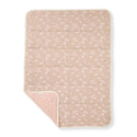 Whimsical Floral Organic Cotton Reversible Baby Blanket