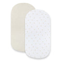 Golden Bee Organic Cotton BEESNUG® Fitted Bassinet Sheet 2 Pack