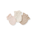 Organic Cotton Baby Mittens 3 Pack - Ranunculus
