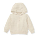 Organic Cotton Quilted Bee Baby Jacket - Oat