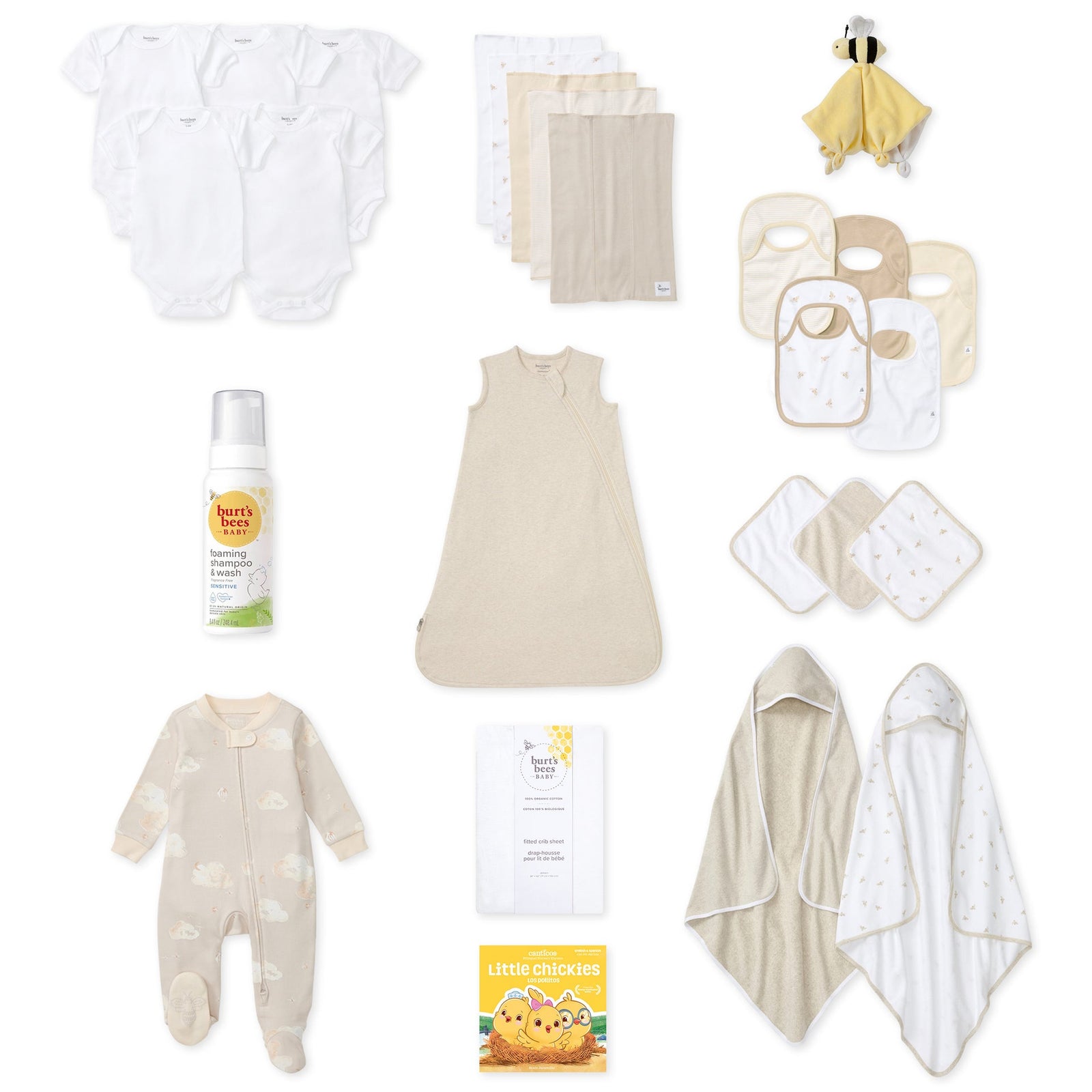 Baby Bee Box® Deluxe Gift Set Components