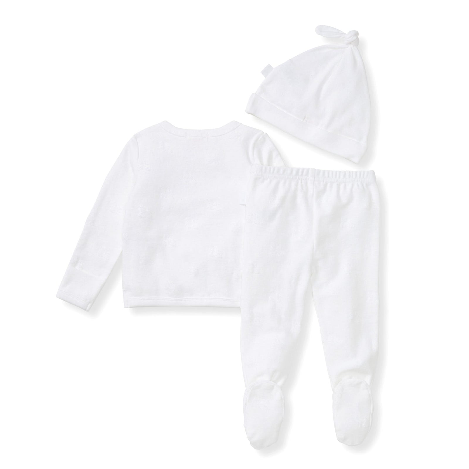 Raised Terry Bee Take Me Home Set - Cloud Back