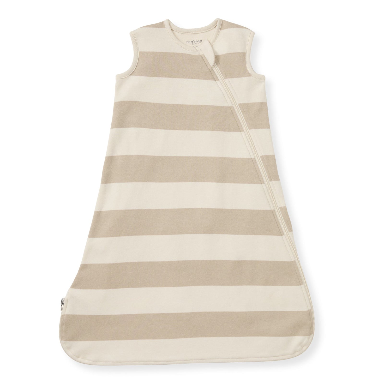 Rugby Stripe Organic Lightweight Beekeeper™ Wearable Baby Blanket - Oat