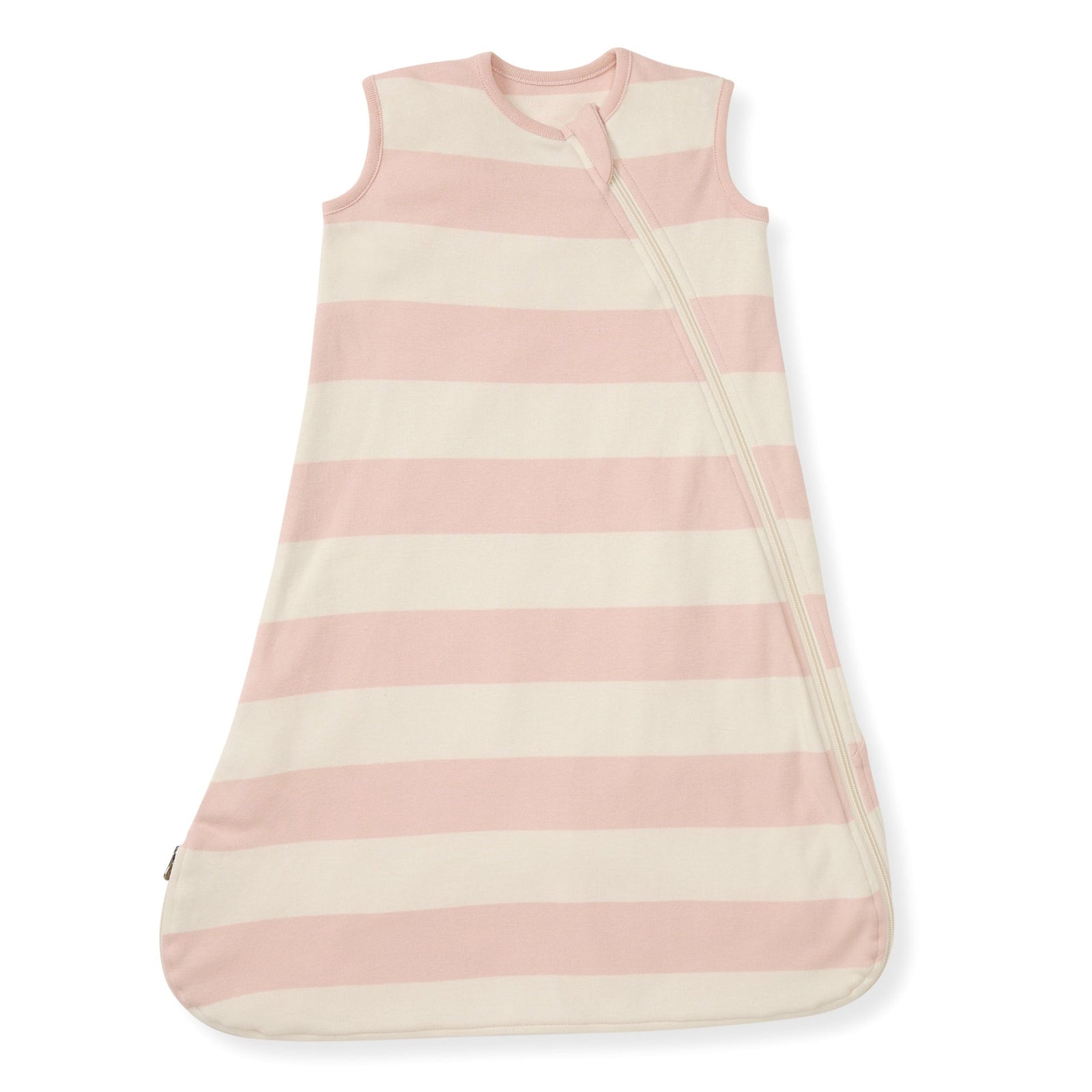 Rugby Stripe Organic Lightweight Beekeeper™ Wearable Baby Blanket - Pink Sand