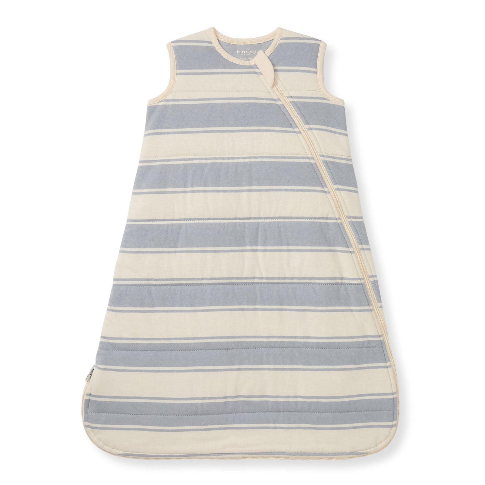 Rugby Stripe Organic Warmer Beekeeper™ Wearable Baby Blanket - Quarry