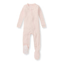 Solid Rib Organic Cotton Sleeper - Ranunculus
