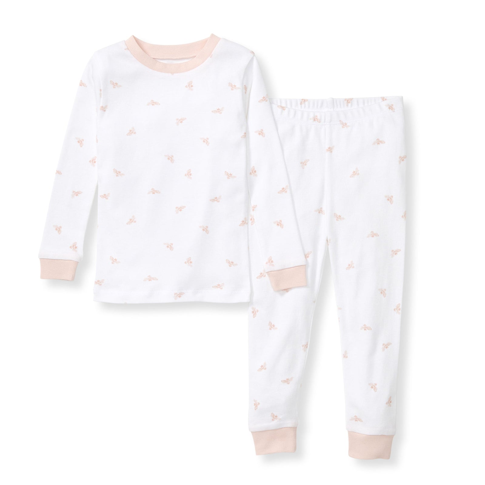 Golden Bee Organic Cotton Two-Piece Pajamas - Ranunculus