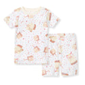 Birthday Cake Organic Two-Piece Short Sleeve Pajamas