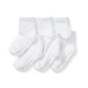 Solid Organic Cotton Baby Crew Socks 6 Pack