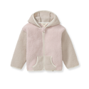 Sherpa-Style Zip Front Jacket - Soft Violet