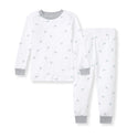 Golden Bee Organic Cotton Two-Piece Pajamas - Quarry