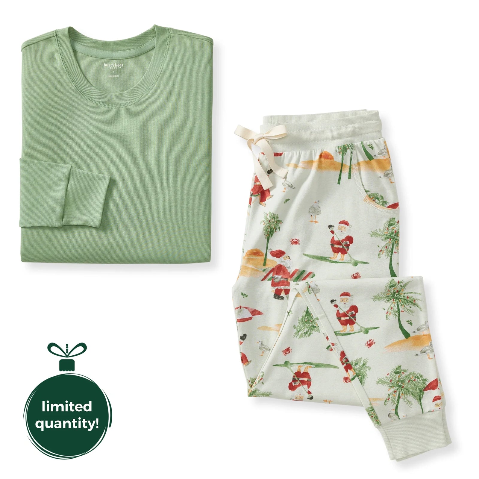 Surfin Santa Matching Family Women's Pajamas