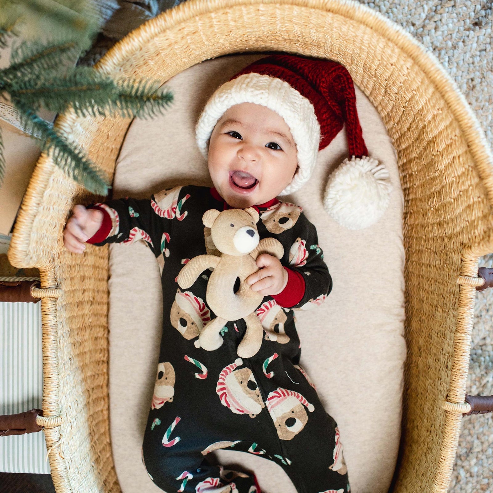 Product Image 3 of Candy Cane Bears Matching Family Pajamas