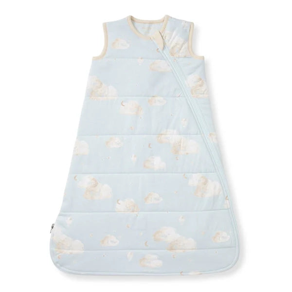 Good Night Sky Organic Warmer Beekeeper™ Wearable Baby Blanket - Ice Flow